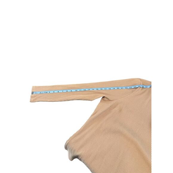 City Chic Plus Brown Basic Everyday Ribbed Long Sleeve Turtleneck Sweater 20 - Picture 9 of 10